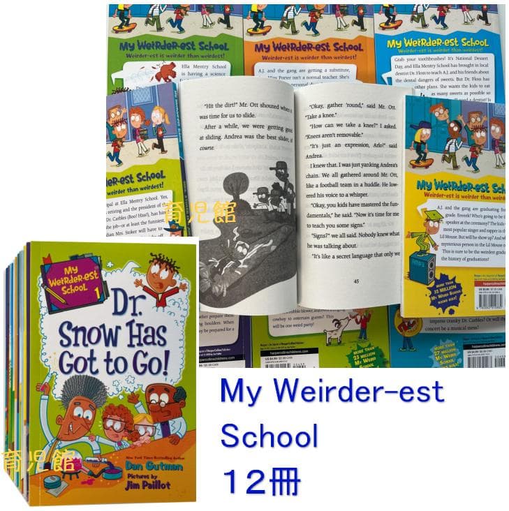 訳あり　My Weird Schoolシリーズ2-5絵本48冊　36冊分音源付