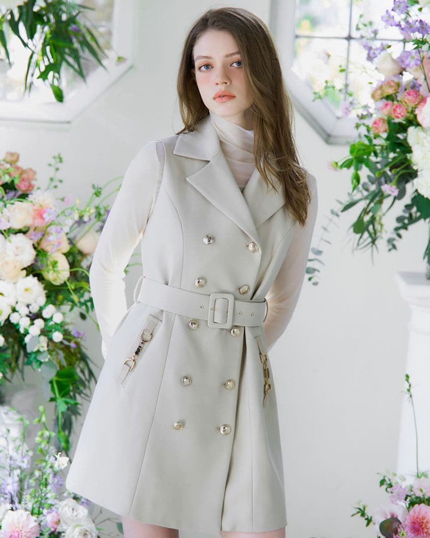 ジャケット・アウター Riu 2way cape trench coat