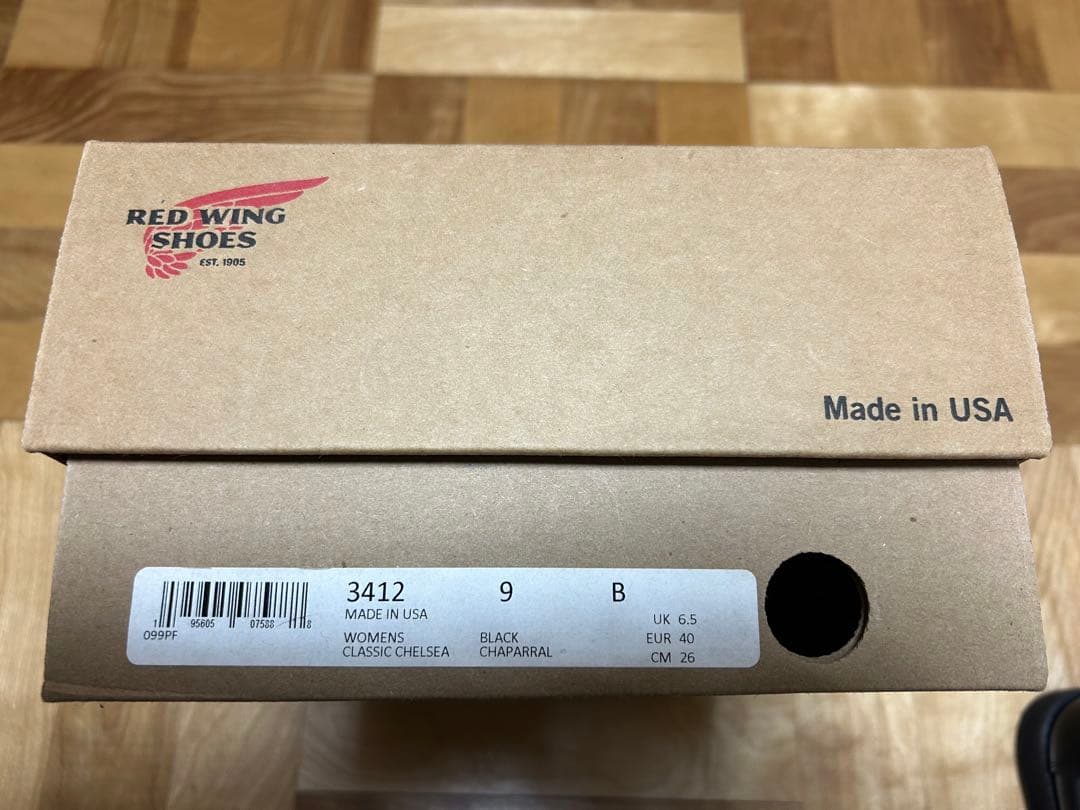 レッドウイング　3412 クラシックチェルシー　26cm