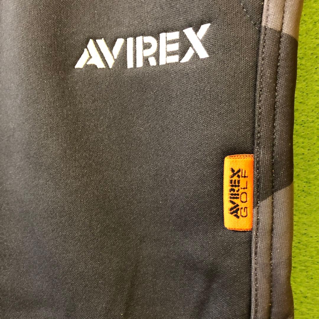 た96●AVIREX ゴルフパンツ カモフラージュ ブラック未使用メンズ