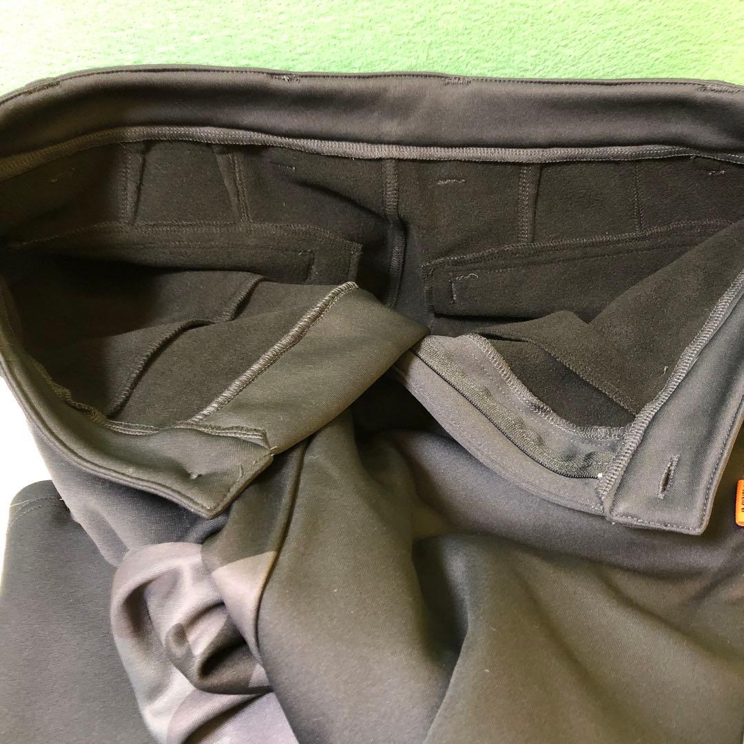 た96●AVIREX ゴルフパンツ カモフラージュ ブラック未使用メンズ