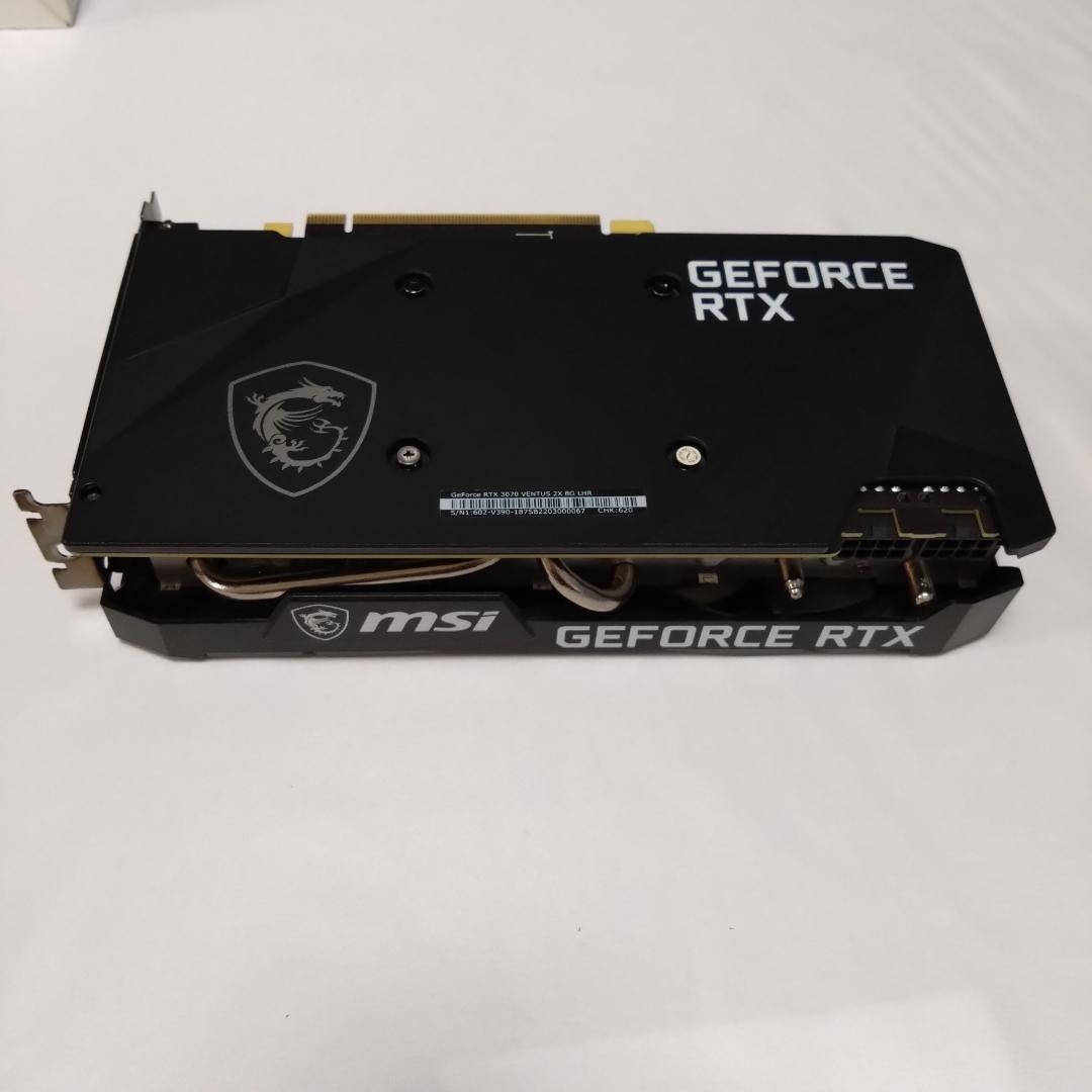 グラフィックボード・グラボ・ビデオカード MSI GeForce RTX 3070 VENTUS 2X 8G LHR