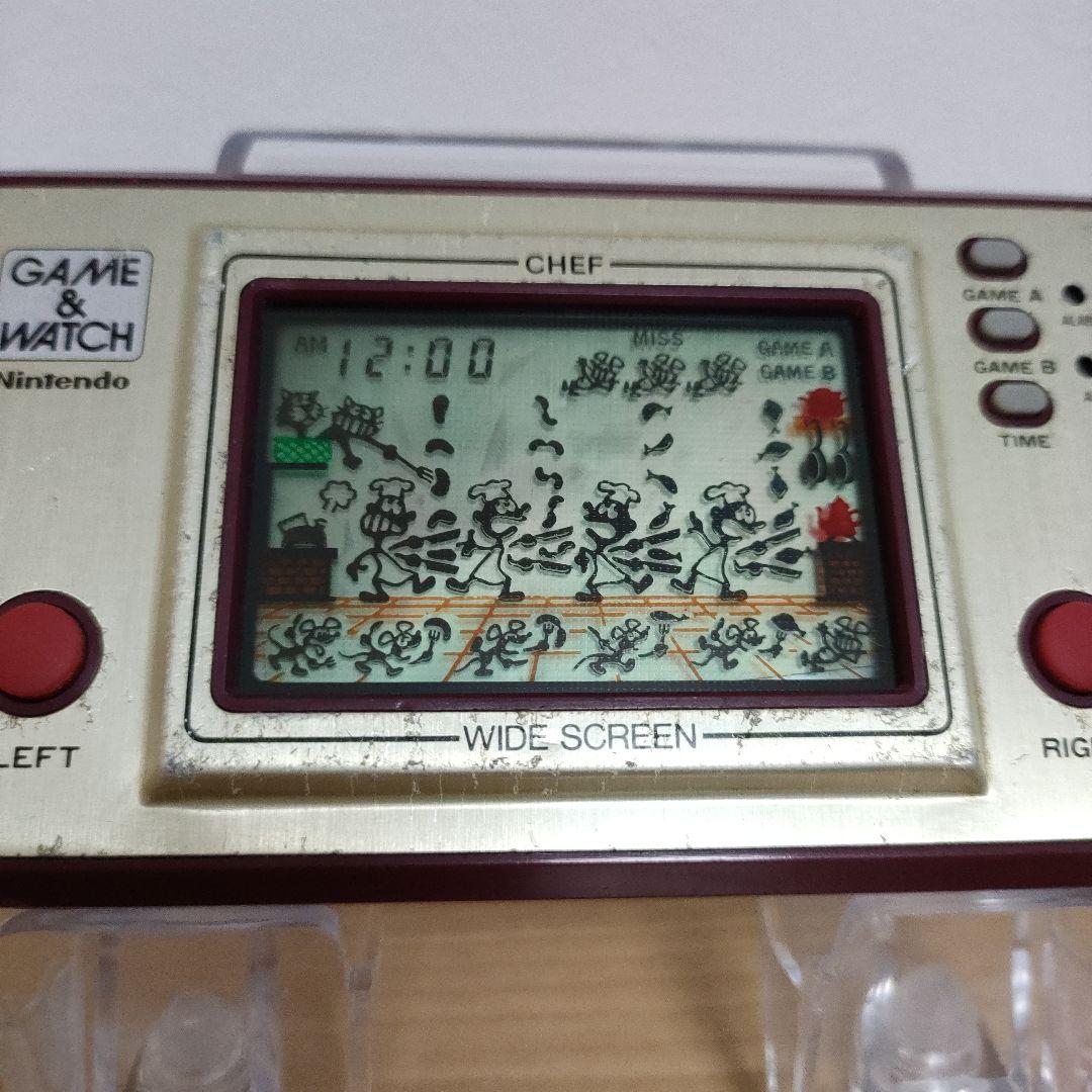 ゲーム＆ウォッチ　シェフ　任天堂　ニンテンドー　メンテナンス済み