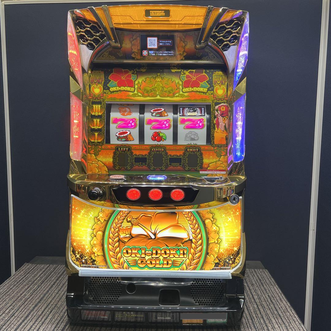 沖ドキ！ゴールドGS パチスロ実機　不要機付　送料無料