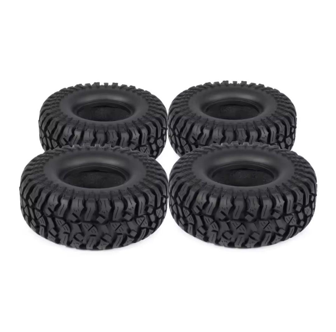 【未使用】1/10 RC クローラー用 1.9インチ タイヤ & ホイール 4本