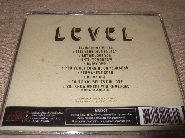LEVEL,新品未開封,AOR,ハードポップ,メロハー,MELODIC ROCK