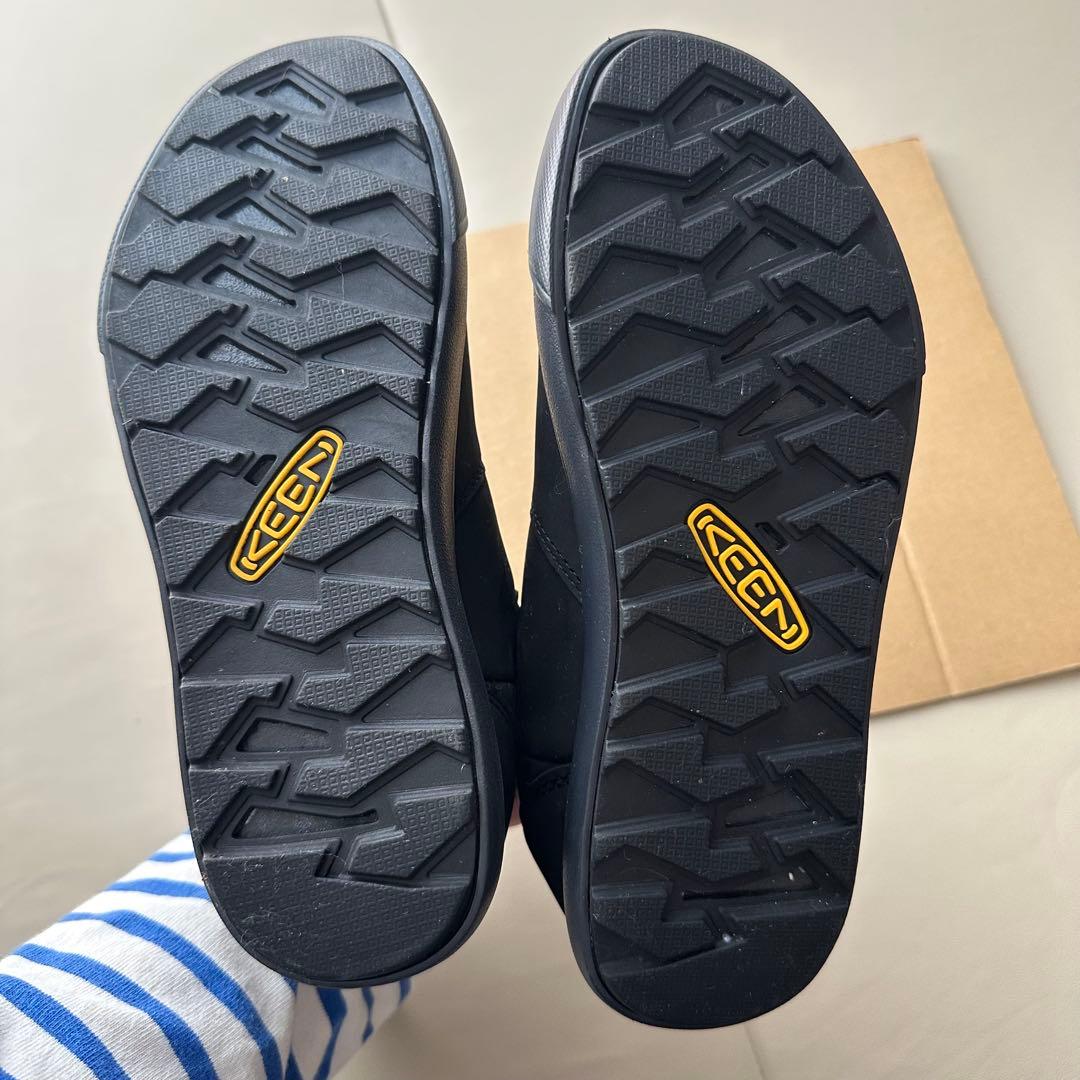 KEEN ブラック エレナ　チェルシー　23cm