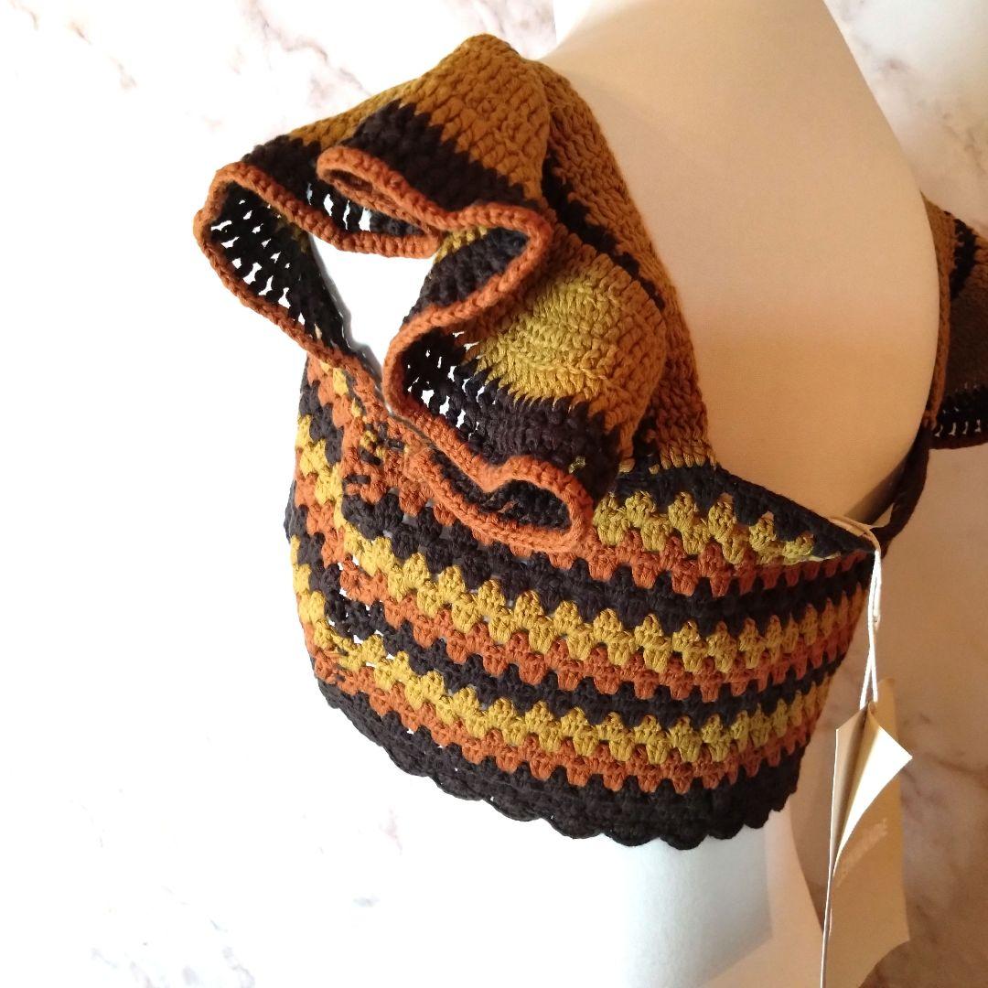 新品タグ付★leinwande Holiday Crochet Crop Top