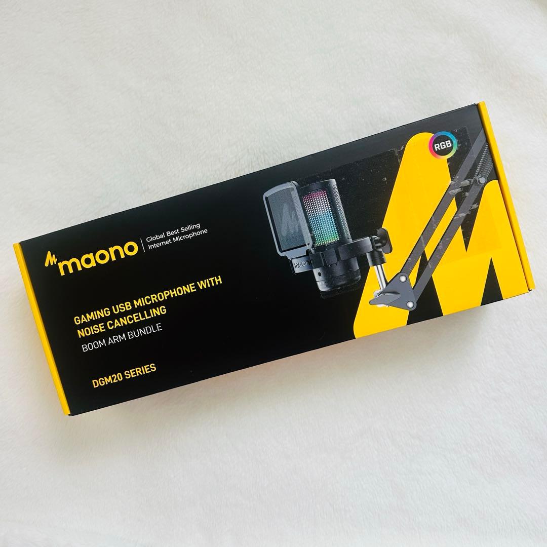【新品未開封】MAONO USB コンデンサーマイク ゲーム実況 ライブ配信