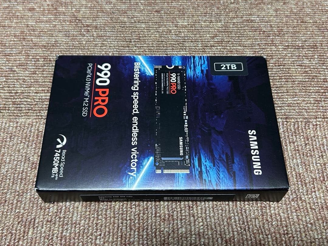 ジ*ス様 未使用 Samsung 990 PRO m.2 NVMe SSD 高速