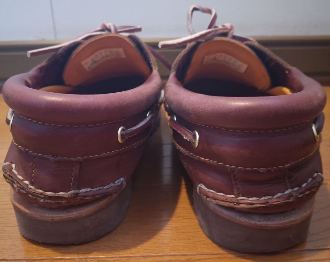 Timberland 3eye モカシン デッキシューズ バーガンディ