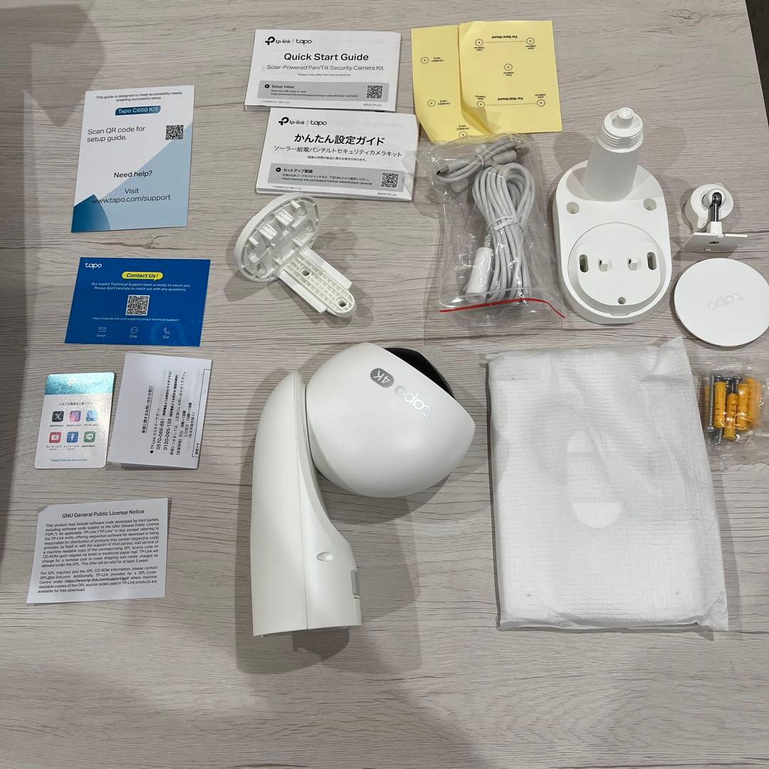 tapo C660 KIT ソーラー防犯カメラ　tp-link
