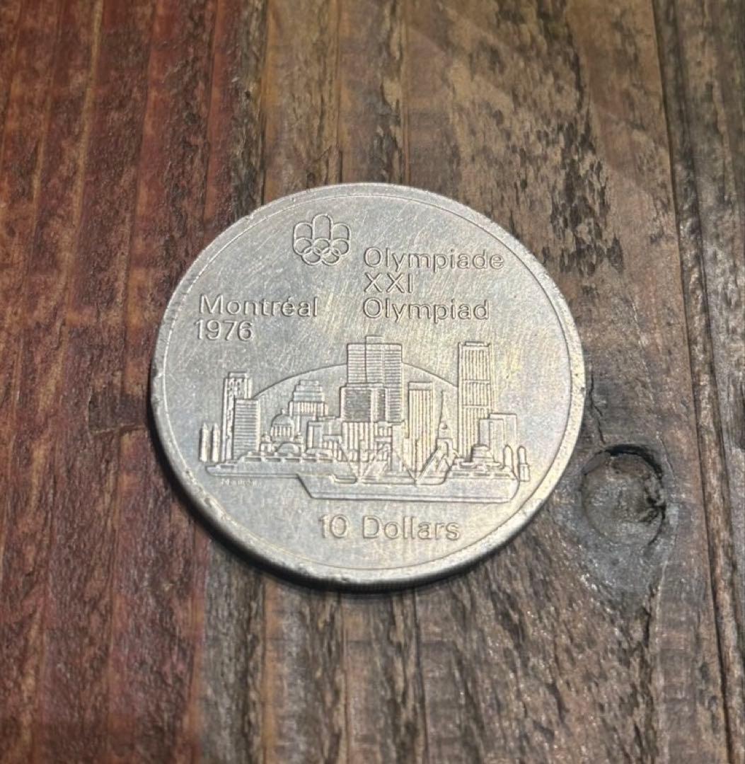 1976年 モントリオール オリンピック 銀貨10ドル 記念硬貨