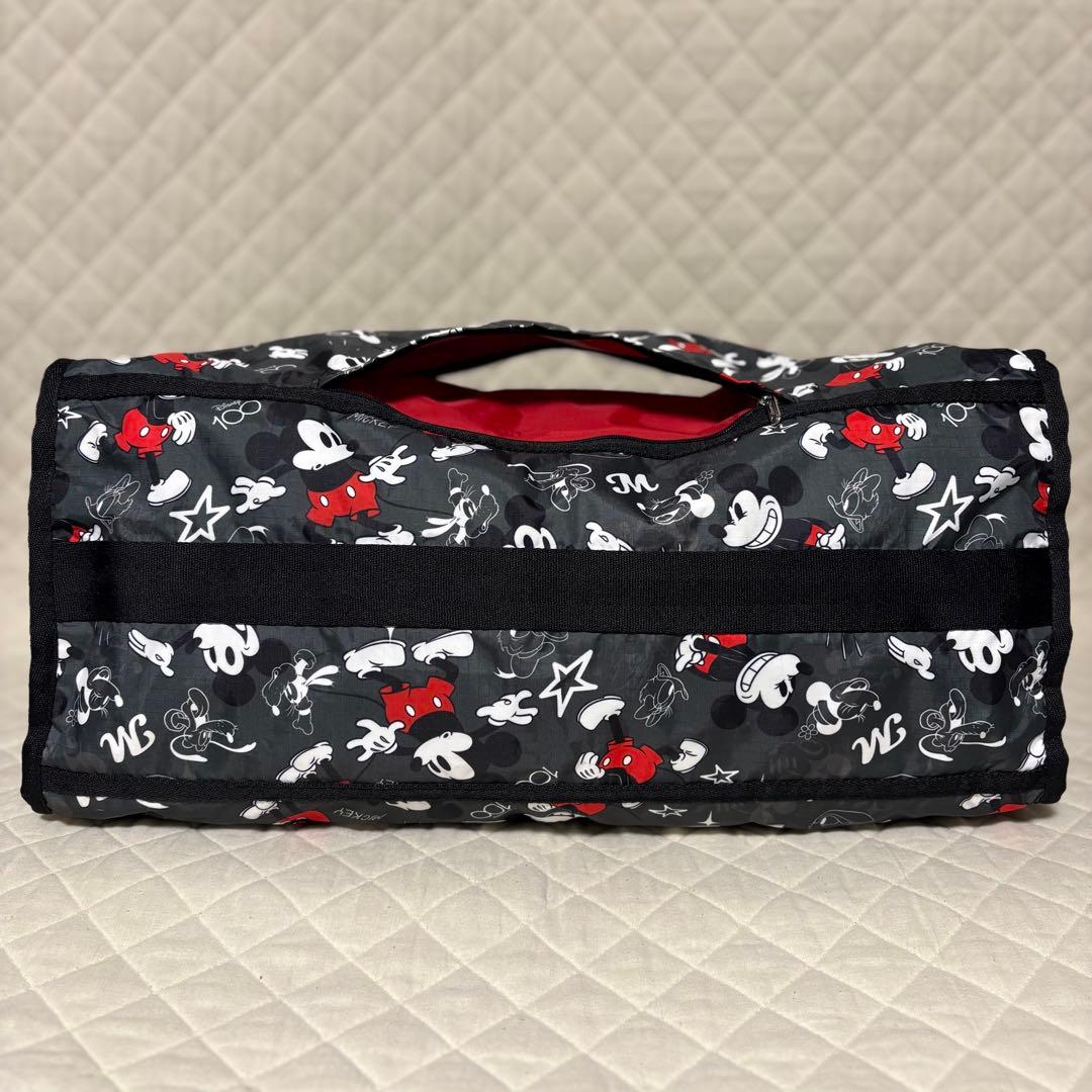 【美品】レスポートサック　ラージウィークエンダー　ディズニー100チームミッキー