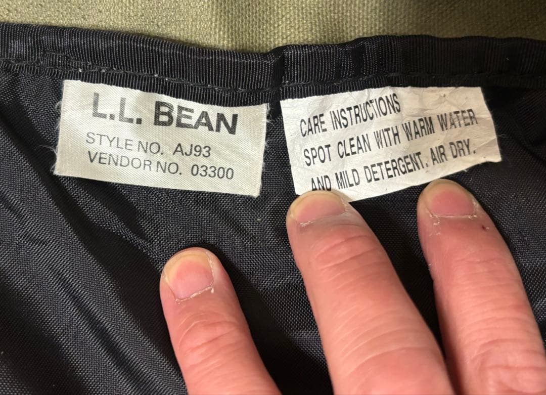 値下げ　L.L.Bean ガーメントバッグ　スーツバッグ　LLBearn