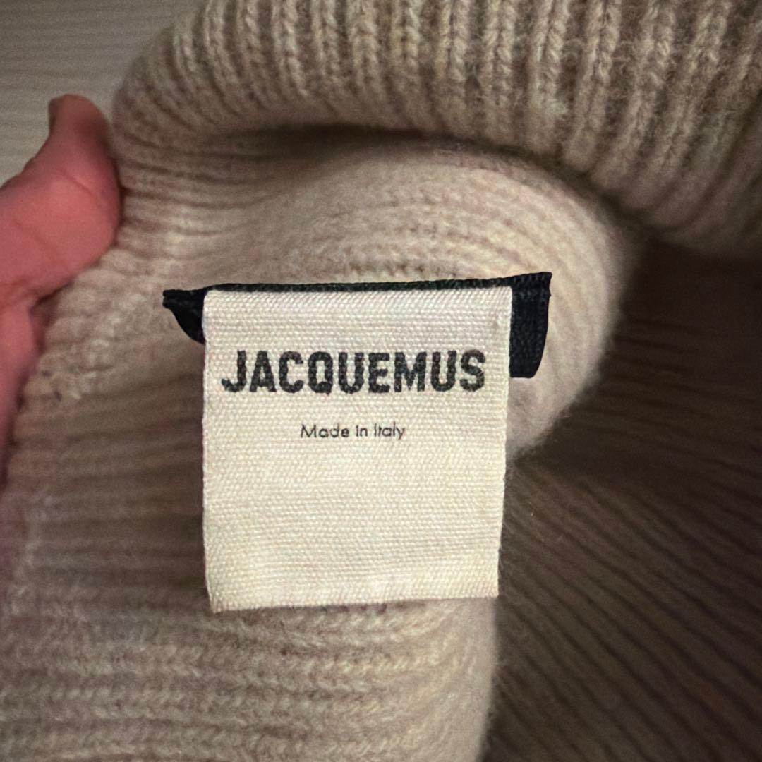【パプリカ】JACQUEMUS グレー ニット帽 BADHOP Vingo