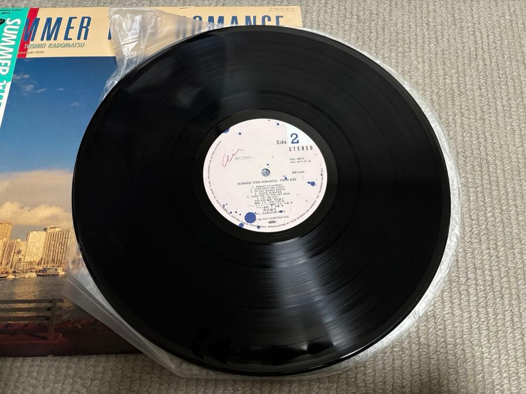 LP角松敏生SUMMER TIME ROMANCE レコード