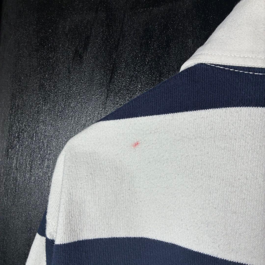 90s POLO RALPH LAUREN ラガーシャツ　ボーダー　ビッグポニー