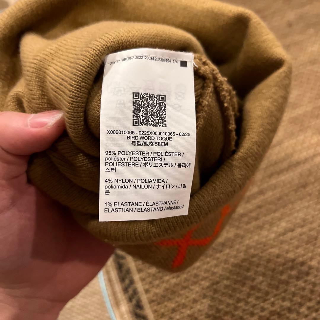 ARC'TERYX ベージュ ニット帽 58cm