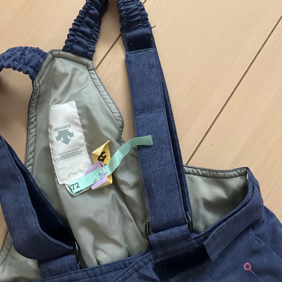 DESCENTE スキーウェア　140 水色　ネイビー