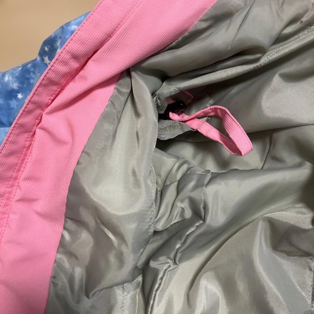 DESCENTE スキーウェア　140 水色　ネイビー