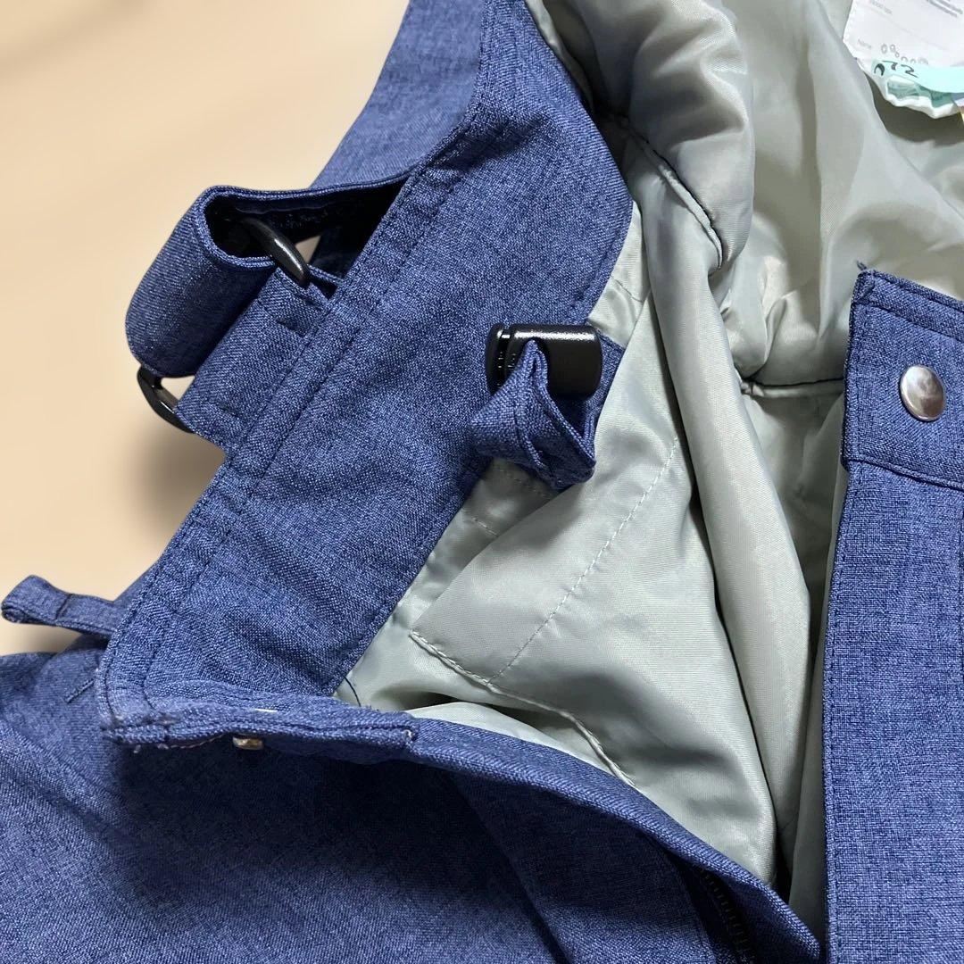DESCENTE スキーウェア　140 水色　ネイビー