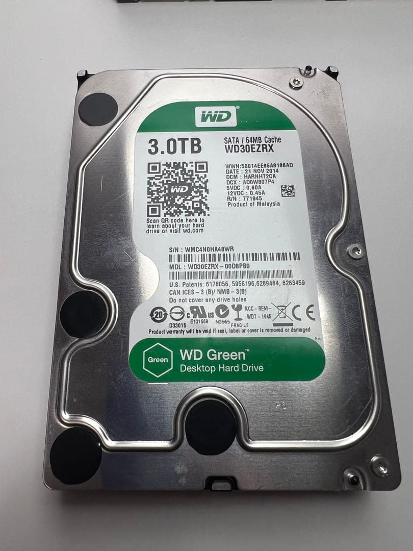 ち*わ様 正常動作品　WD 3.0TB HDD 3.5インチ 12個セット　20