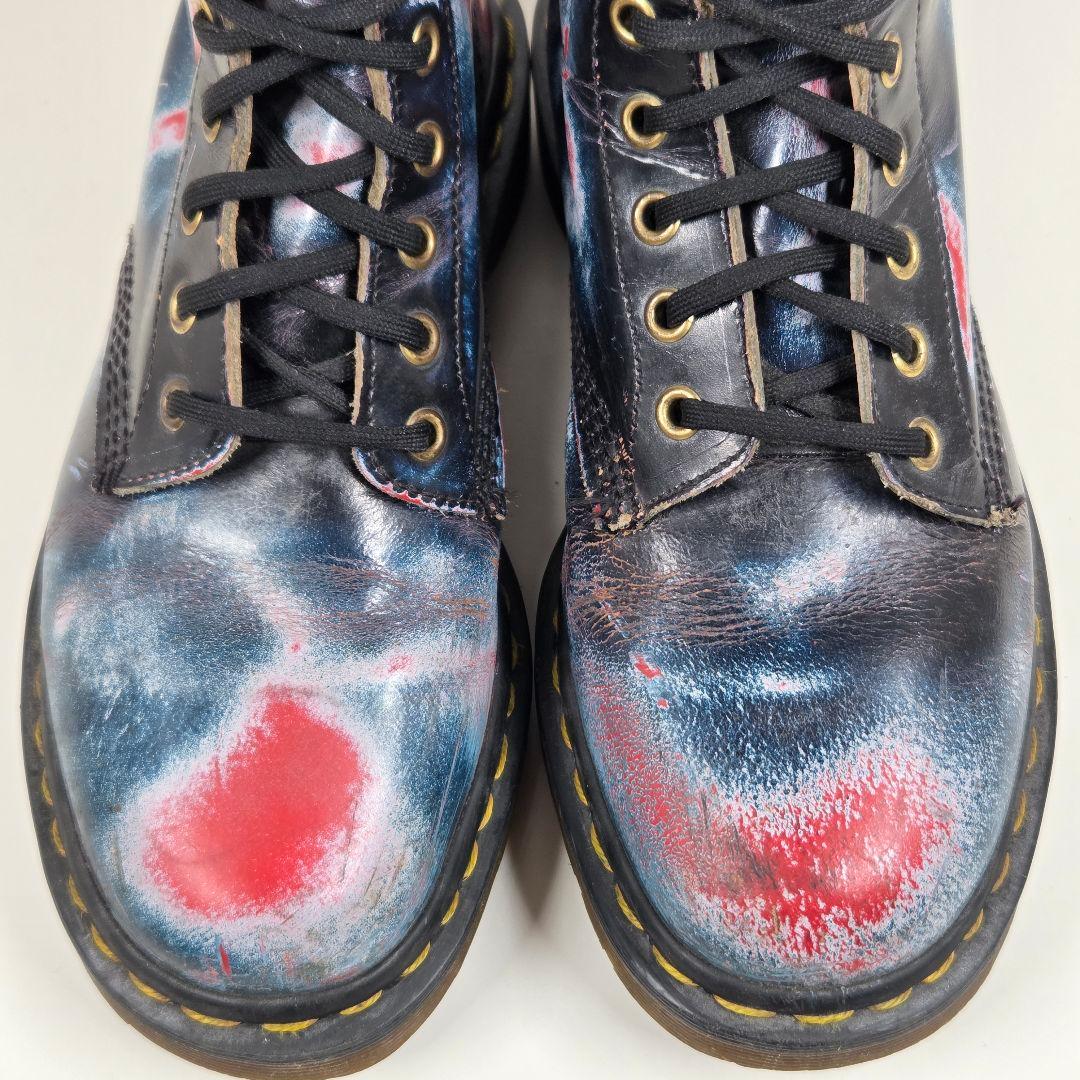 【英国製】Dr.Martens 8ホール 25cm マーブル ペイント 希少