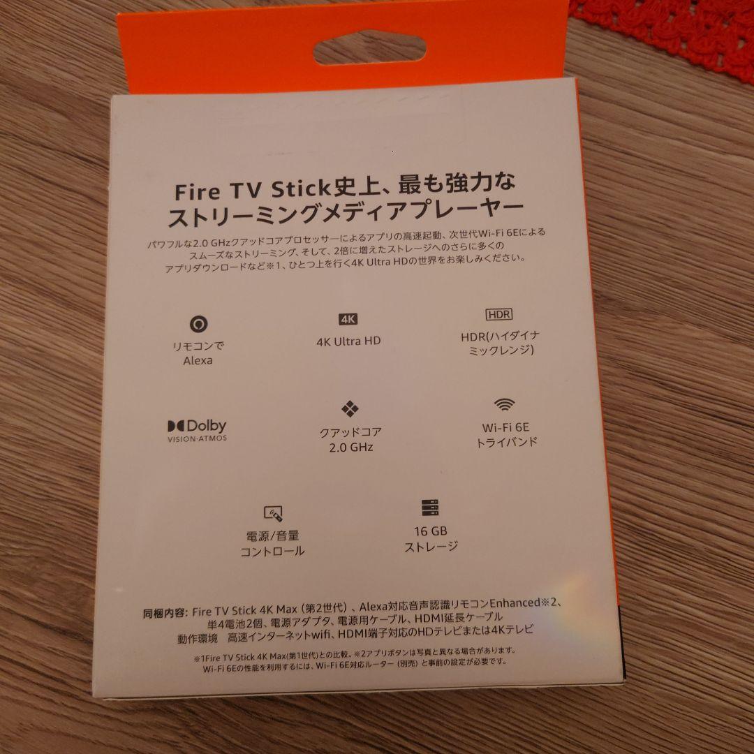 [新品未開封] Fire TV Stick 4K Max 16GB