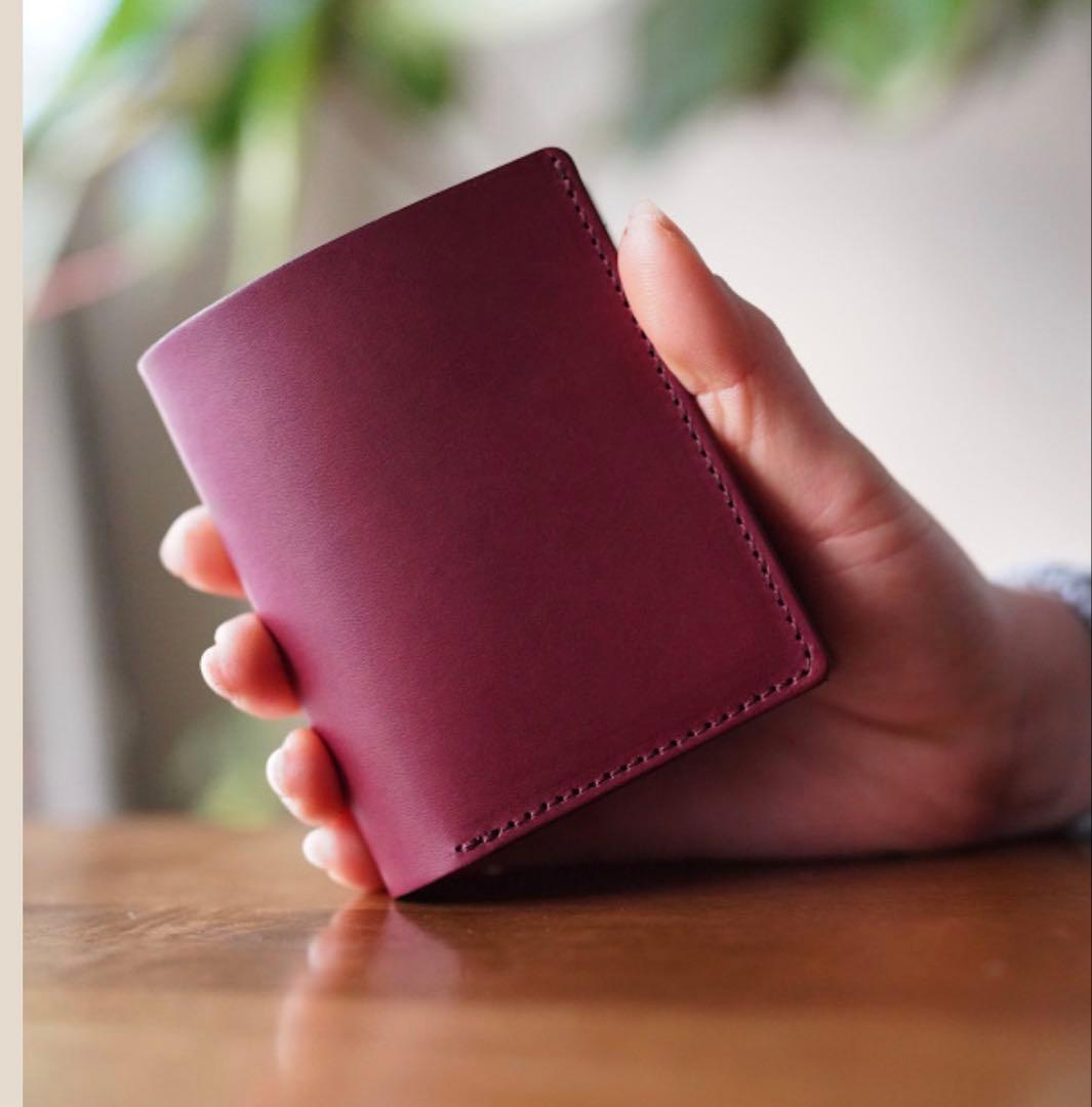 【LONA】 smart mini wallet ワイン