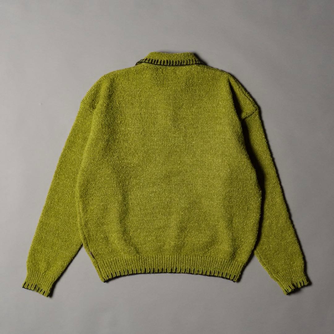 CIVVY. ステッチニットポロトップス