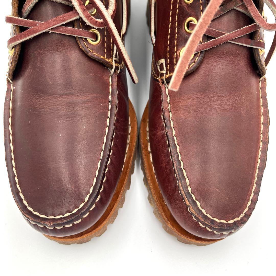 【美品】Timberland　モカシン25cm デッキシューズ3eye