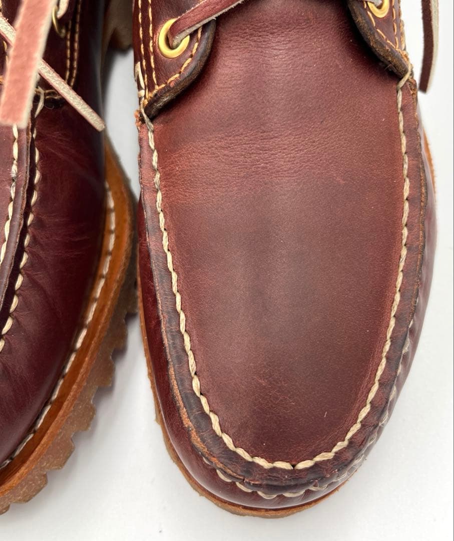 【美品】Timberland　モカシン25cm デッキシューズ3eye