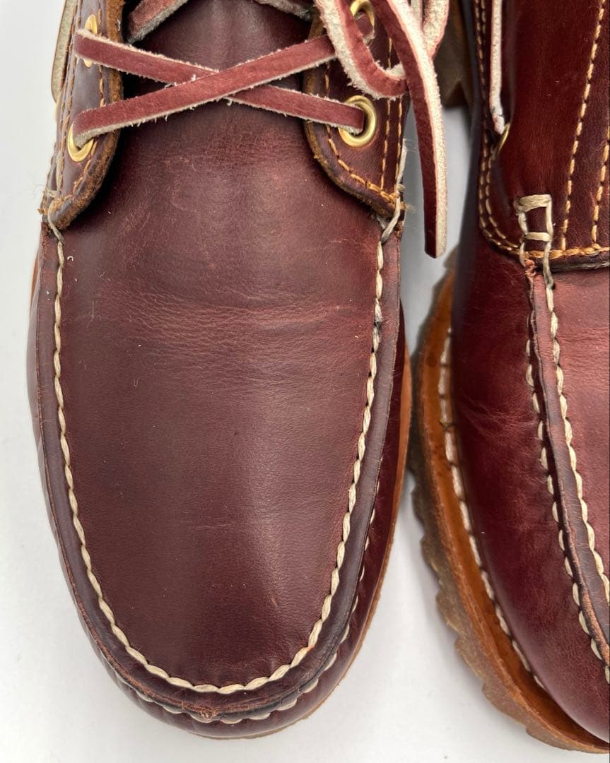【美品】Timberland　モカシン25cm デッキシューズ3eye