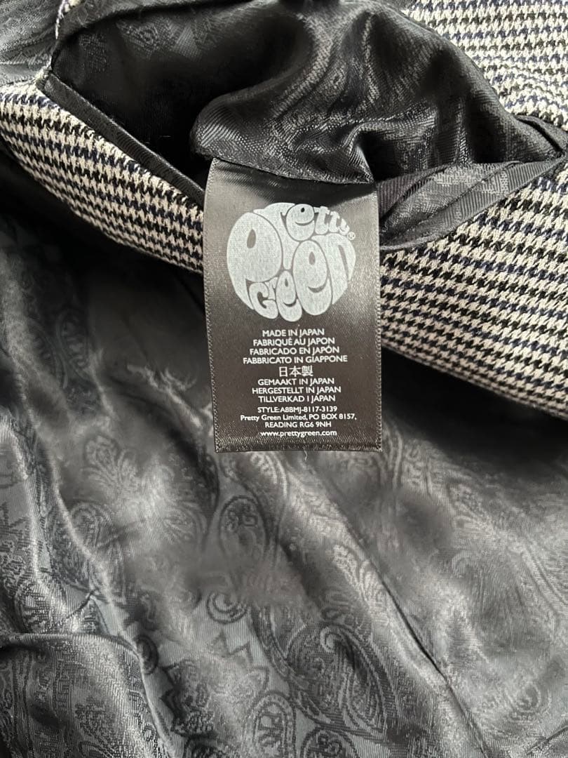 Pretty Green プリティーグリーン ジャケット ハウンドトゥース