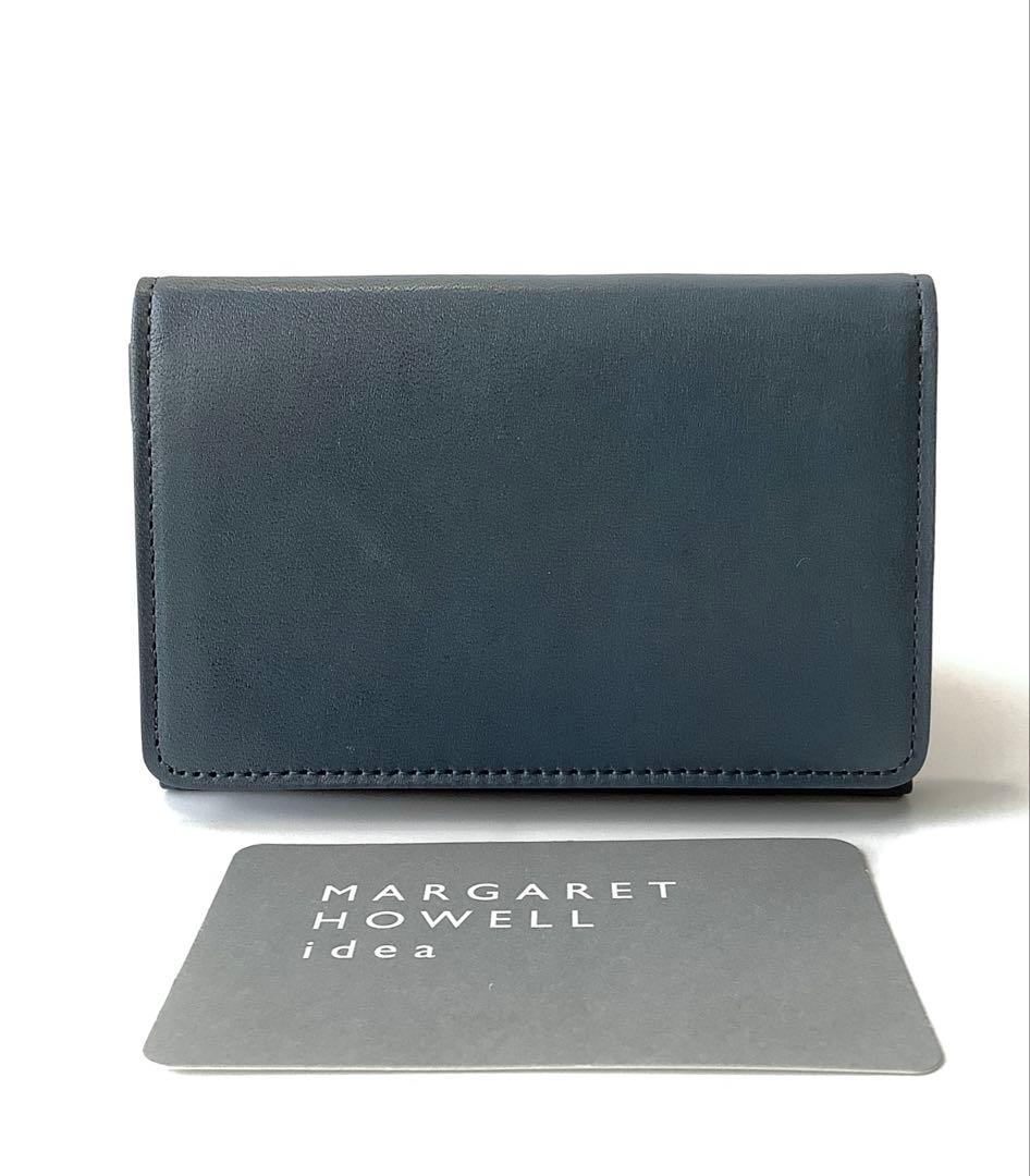 cherry様★新品★マーガレットハウエル★MHピルモントカードケース★ブルー