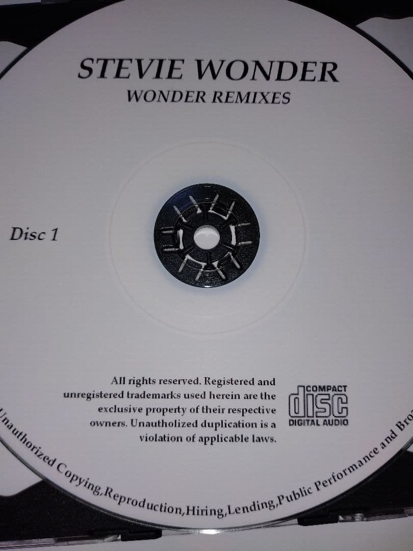 Stevie Wonder Wonder Remixes CD 2枚組