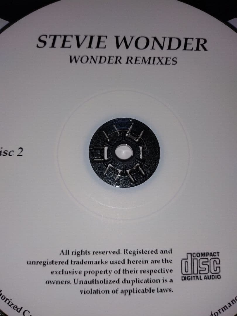 Stevie Wonder Wonder Remixes CD 2枚組