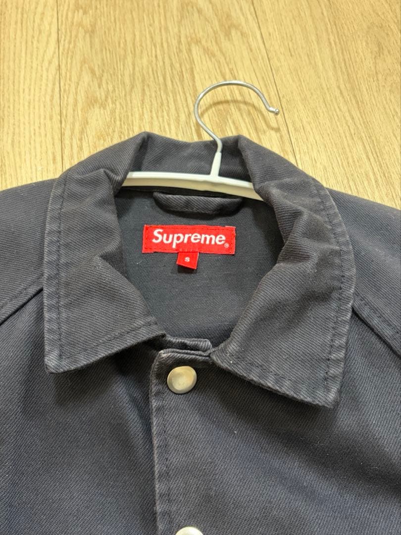 ジャケット・アウター Supreme Snap Front Twill Jacket BLACK