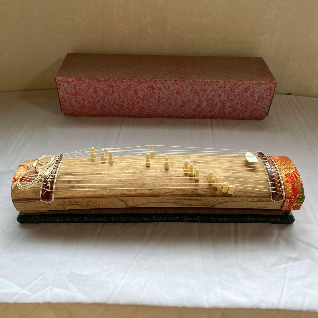 短琴 ミニ琴 箏 弦楽器 13弦 畳付　和楽器
