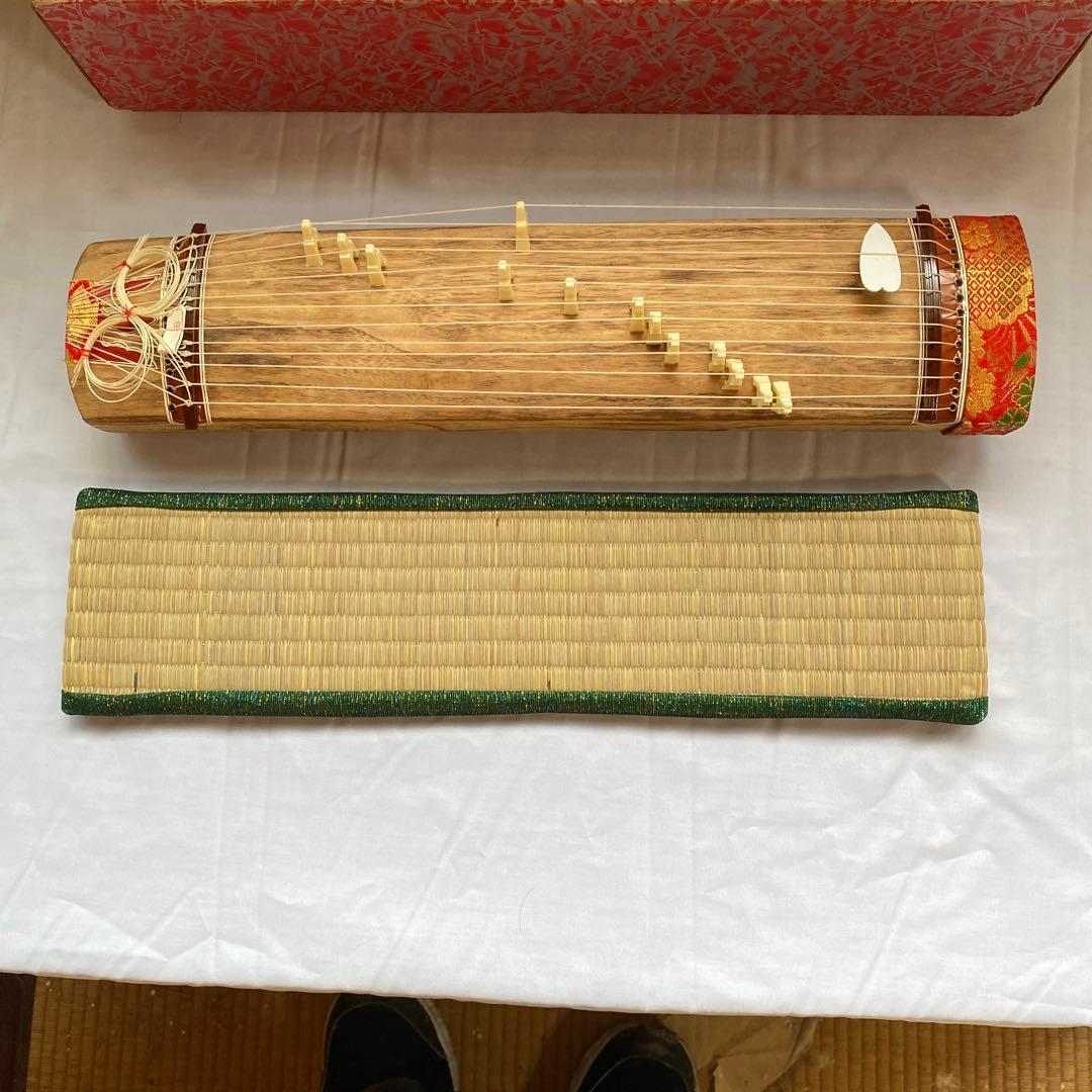 短琴 ミニ琴 箏 弦楽器 13弦 畳付　和楽器