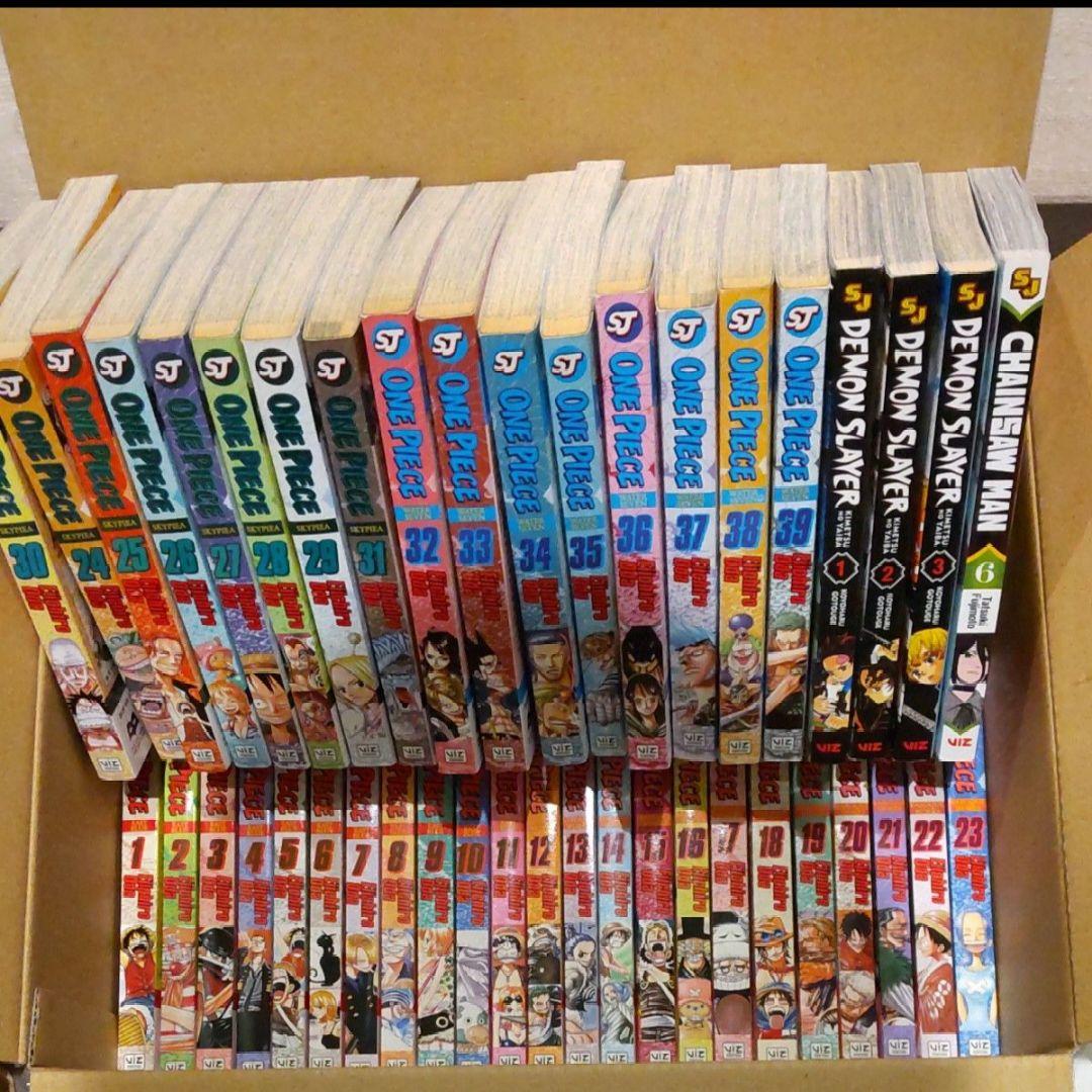 ワンピース　1-39 ONE PIECE 英語 マンガ 鬼滅の刃 コミック 洋書