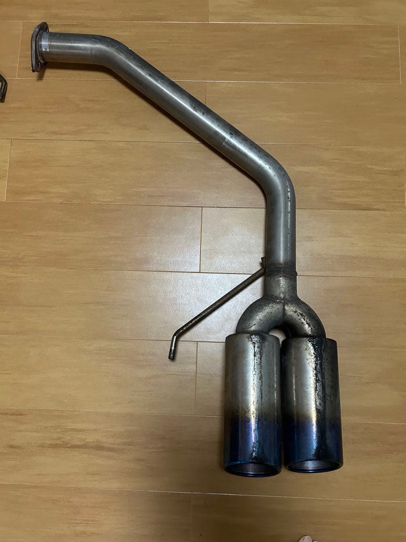 マークx BRASH ステンレス チタンカラー 3分割ストレートマフラー
