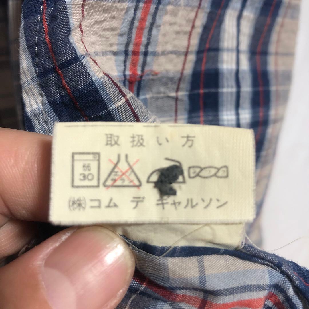 カ*ー様 80s デカオム　コムデギャルソンオム　スウィングトップ　チェック　ブ