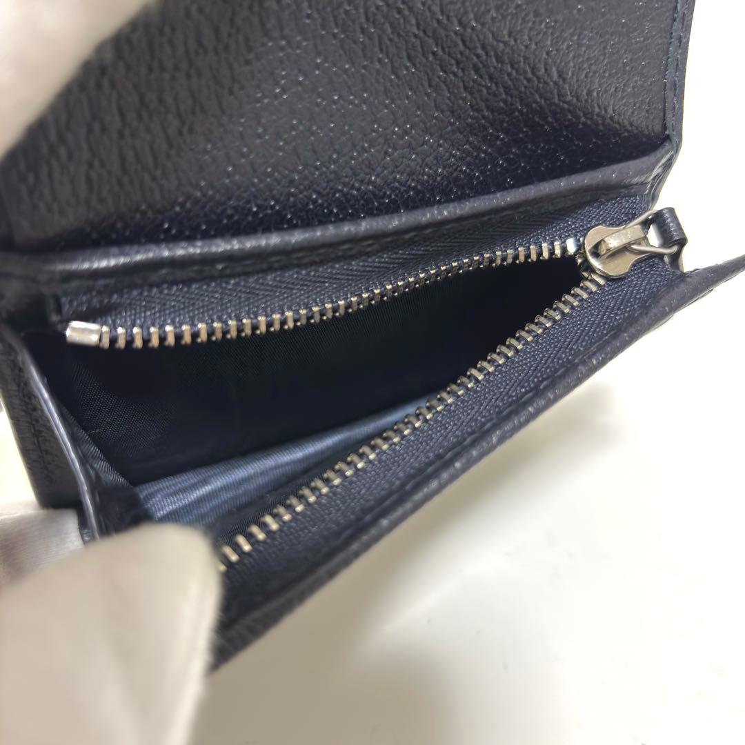 621✨未使用級✨グッチ 二つ折り財布 オフィディア GGスプリーム ネイビー