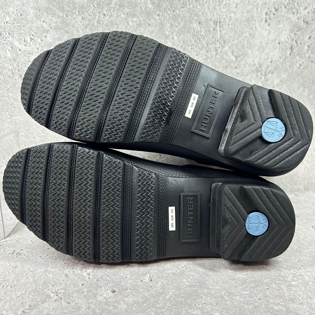 【極美品】HUNTER ハンター レインブーツ ショート丈 UK3 防水