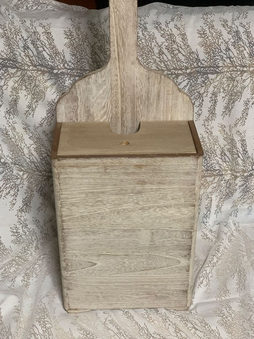 ■三味線　二丁入桐箱　桐立箱 引出 収納スタンド 蓋付き木製 高さ105ｃｍ■