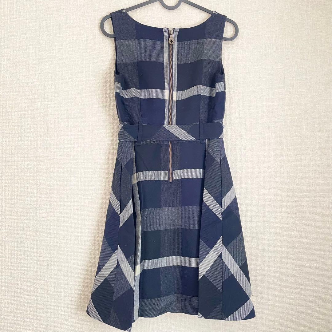 美品　BLUE LABEL CRESTBRIDGE チェック柄ジャンパースカート