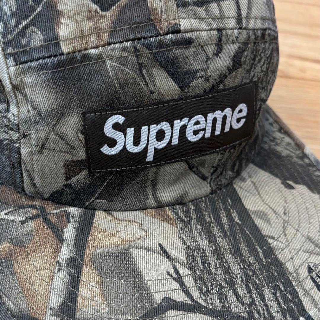 Supreme Washed Chino Twill Camp Cap カモ