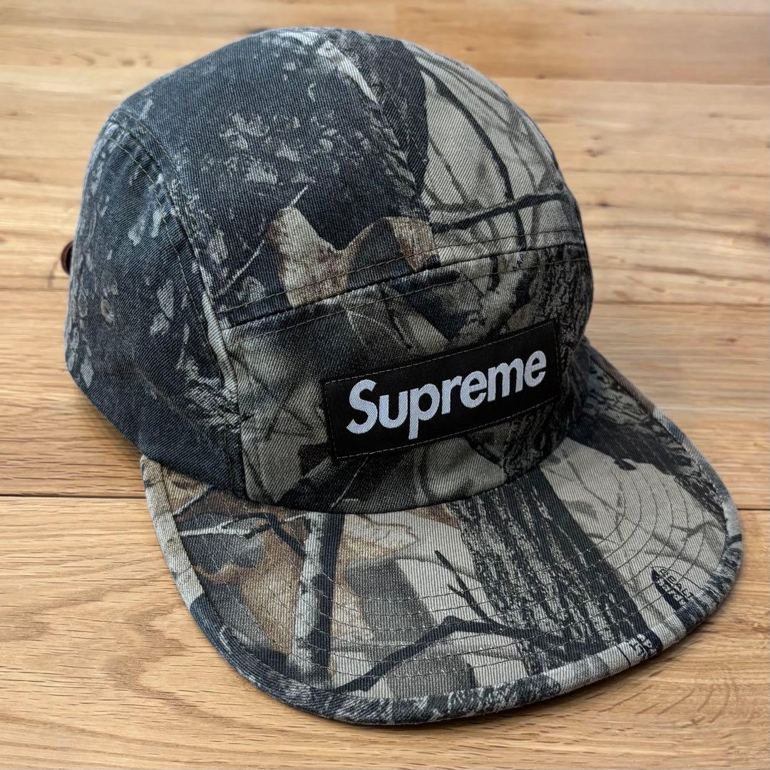 Supreme Washed Chino Twill Camp Cap カモ